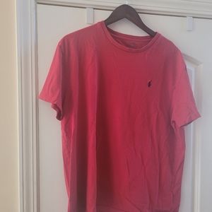 USED Polo Red tshirt Large short sleeve
